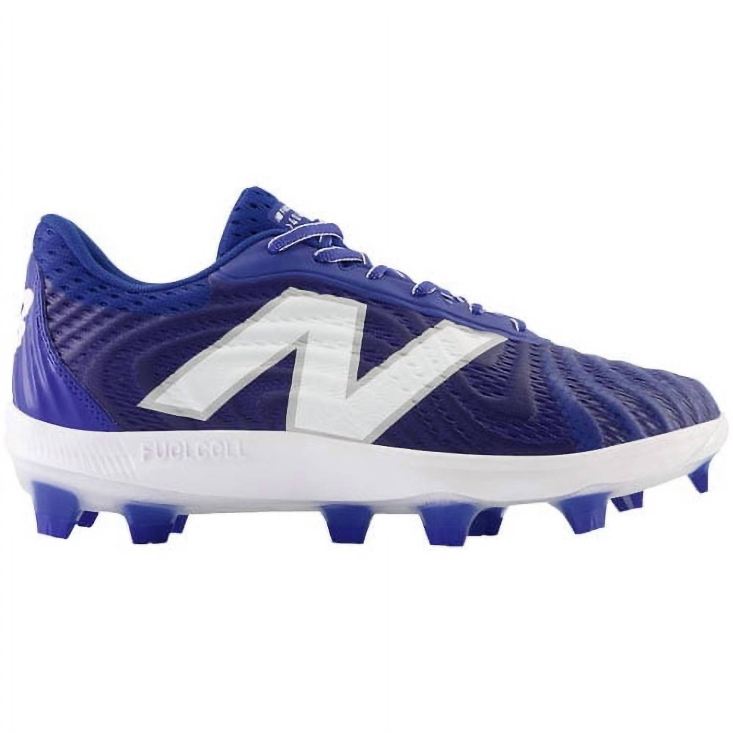 New New Balance Men's Fuelcell 4040v7 Molded Cleats Athletic Shoes In Royal Blue